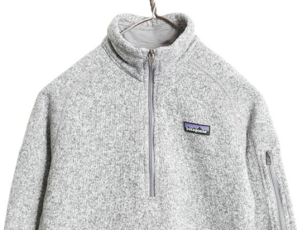 パタゴニア ベターセーター ハーフジップ レディース S 15年製 Patagonia フリース ニット ジャケット プルオーバー ジャンパー 裏起毛 灰