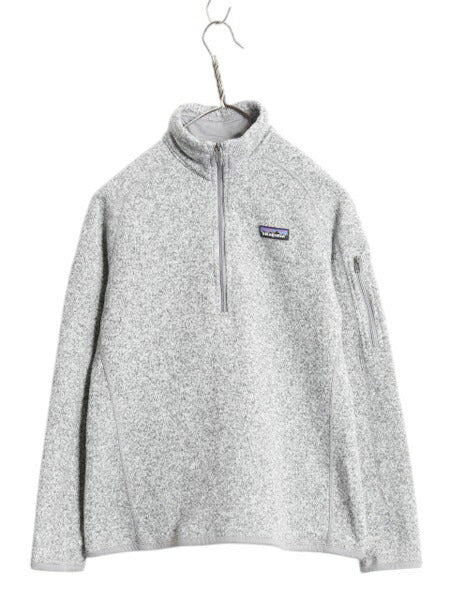 パタゴニア ベターセーター ハーフジップ レディース S 15年製 Patagonia フリース ニット ジャケット プルオーバー ジャンパー 裏起毛 灰
