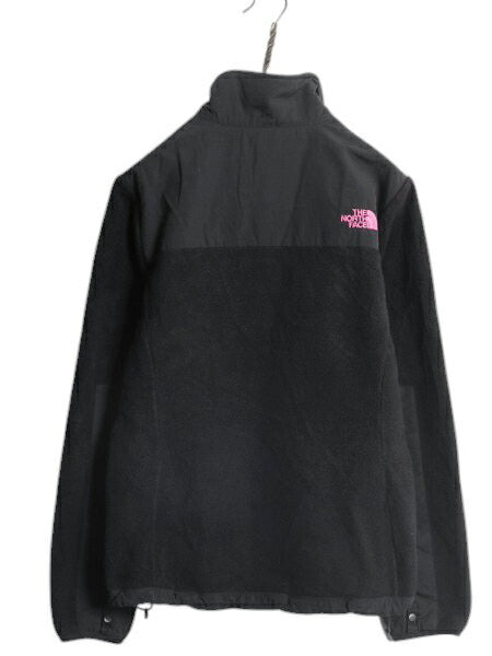 ノースフェイス デナリ ジャケット レディース M 黒 / The North Face DENALI フリース ナイロン ブルゾン フルジップ アウトドア ブラック