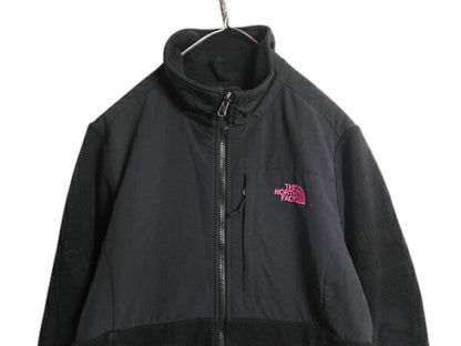 ノースフェイス デナリ ジャケット レディース M 黒 / The North Face DENALI フリース ナイロン ブルゾン フルジップ アウトドア ブラック