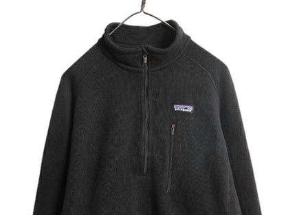パタゴニア ベターセーター ハーフジップ メンズ L 黒 12年製 Patagonia フリース ジャケット プルオーバー ブルゾン アウトドア ブラック