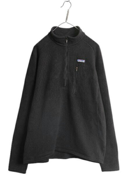 パタゴニア ベターセーター ハーフジップ メンズ L 黒 12年製 Patagonia フリース ジャケット プルオーバー ブルゾン アウトドア ブラック
