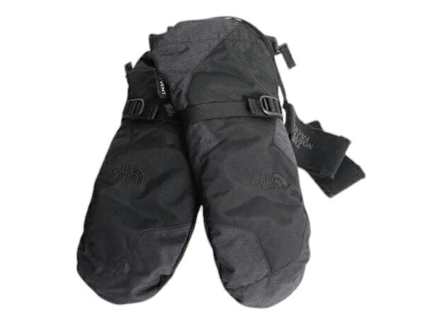 ノースフェイス DRYVENT ナイロン 切替 グローブ レディース XS 黒 古着 THE NORTH FACE アウトドア 手袋 ミトン 裏 フリース 防寒 スキー