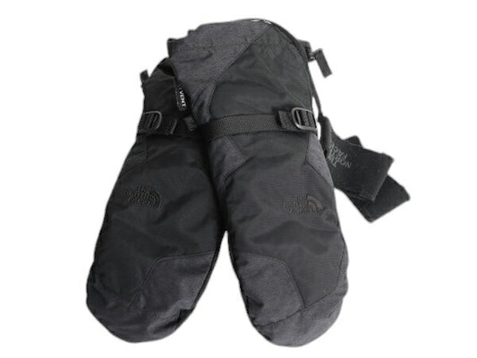 ノースフェイス DRYVENT ナイロン 切替 グローブ レディース XS 黒 古着 THE NORTH FACE アウトドア 手袋 ミトン 裏 フリース 防寒 スキー