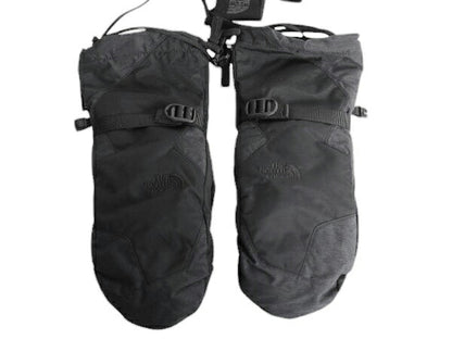 ノースフェイス DRYVENT ナイロン 切替 グローブ レディース XS 黒 古着 THE NORTH FACE アウトドア 手袋 ミトン 裏 フリース 防寒 スキー