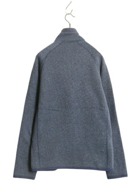 パタゴニア ベターセーター ジャケット メンズ XS 古着 18年製 Patagonia アウトドア フリース ニット フルジップ ブルゾン ハイネック 紺