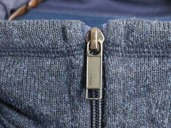 パタゴニア ベターセーター ジャケット メンズ XS 古着 18年製 Patagonia アウトドア フリース ニット フルジップ ブルゾン ハイネック 紺