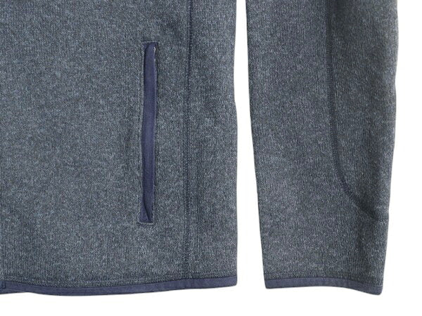 パタゴニア ベターセーター ジャケット メンズ XS 古着 18年製 Patagonia アウトドア フリース ニット フルジップ ブルゾン ハイネック 紺