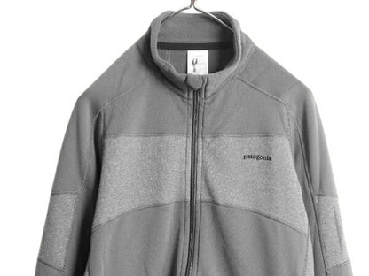 パタゴニア ストレッチ ベロシティ ジャケット メンズ L 08年製 PATAGONIA 裏フリース ジャージ ブルゾン アウトドア フルジップ ツートン