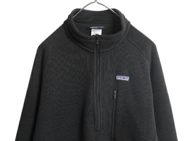 パタゴニア ベターセーター ハーフジップ メンズ XL / 10年製 Patagonia フリース ニット ジャケット プルオーバー ブルゾン アウトドア 黒