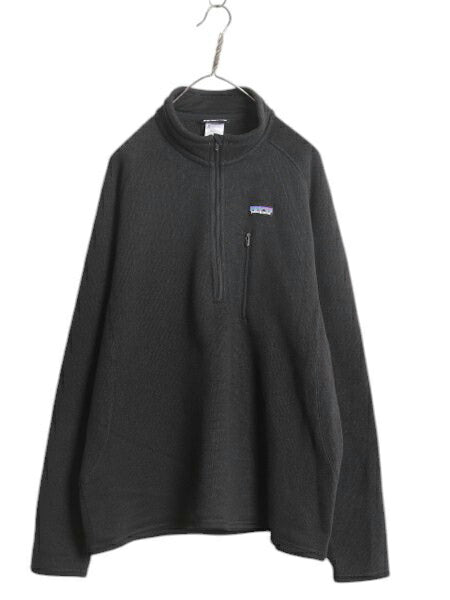 パタゴニア ベターセーター ハーフジップ メンズ XL / 10年製 Patagonia フリース ニット ジャケット プルオーバー ブルゾン アウトドア 黒