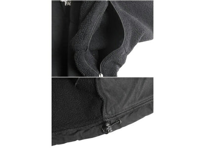 ノースフェイス フード付き デナリ ジャケット メンズ L 古着 The North Face DENALI フリース ナイロン パーカー ジャンパー ブルゾン 黒