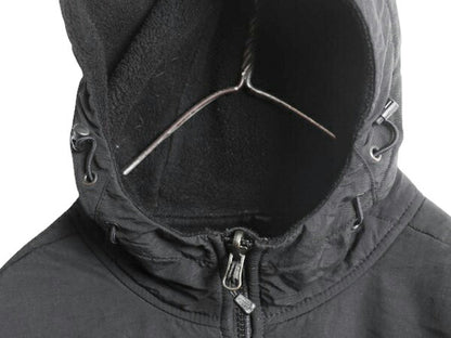 ノースフェイス フード付き デナリ ジャケット メンズ L 古着 The North Face DENALI フリース ナイロン パーカー ジャンパー ブルゾン 黒