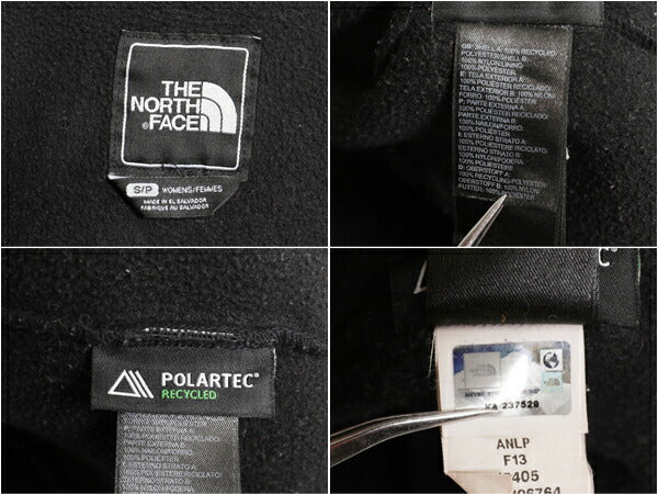 ノースフェイス デナリ ジャケット レディース S / The North Face DENALI アウトドア ブラック フリース ナイロン フルジップ ブルゾン 黒