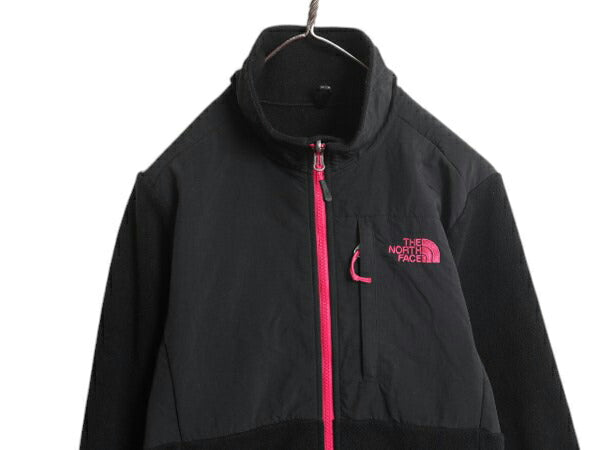 ノースフェイス デナリ ジャケット レディース S / The North Face DENALI アウトドア ブラック フリース ナイロン フルジップ ブルゾン 黒