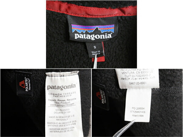 パタゴニア リツール スナップT プルオーバー ジャケット レディース S / 16年製 Patagonia フリース アウトドア ブルゾン ハイネック 黒