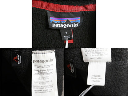パタゴニア リツール スナップT プルオーバー ジャケット レディース S / 16年製 Patagonia フリース アウトドア ブルゾン ハイネック 黒