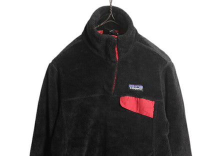 パタゴニア リツール スナップT プルオーバー ジャケット レディース S / 16年製 Patagonia フリース アウトドア ブルゾン ハイネック 黒