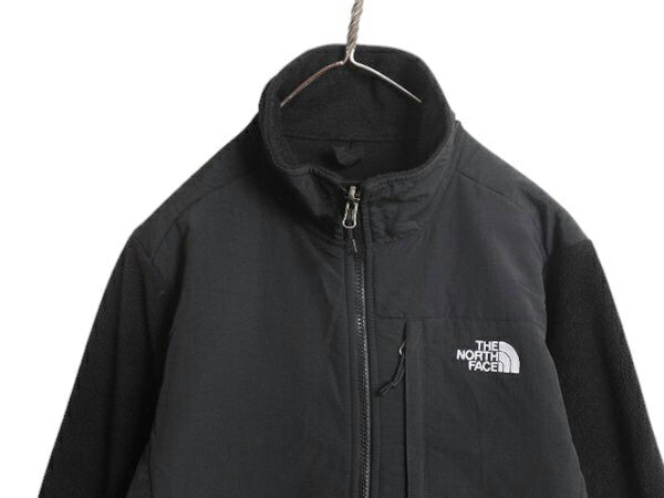 ノースフェイス デナリ ジャケット レディース L / The North Face DENALI アウトドア ブラック フリース ナイロン フルジップ ブルゾン 黒