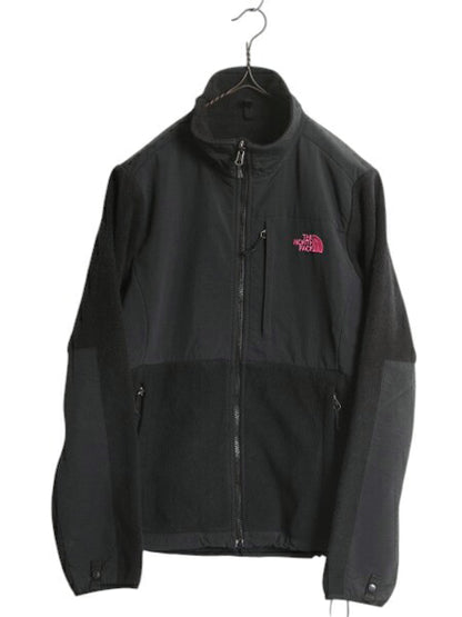 ノースフェイス デナリ ジャケット レディース M 黒 / The North Face DENALI フリース ナイロン ブルゾン フルジップ アウトドア ブラック