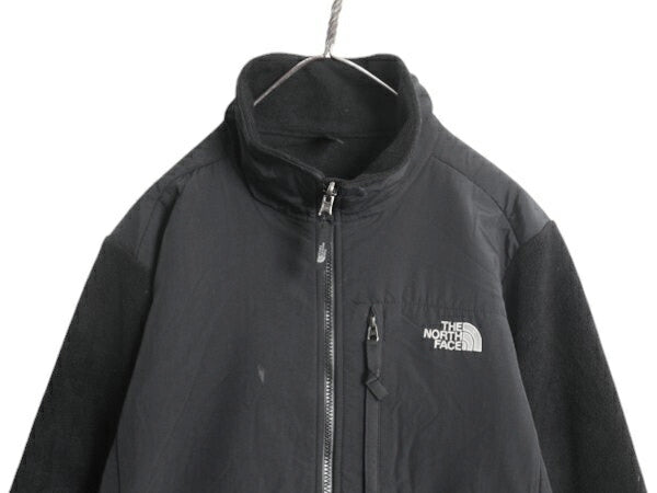 ノースフェイス デナリ ジャケット レディース XL 古着 The North Face DENALI アウトドア フリース ナイロンブルゾン フルジップ ブラック
