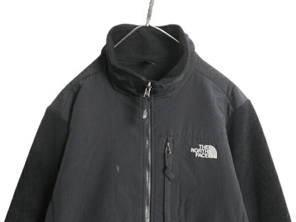 ノースフェイス デナリ ジャケット レディース XL 古着 The North Face DENALI アウトドア フリース ナイロンブルゾン フルジップ ブラック