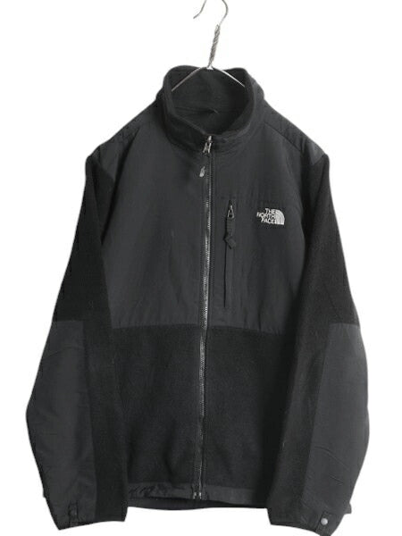 ノースフェイス デナリ ジャケット レディース XL 古着 The North Face DENALI アウトドア フリース ナイロンブルゾン フルジップ ブラック