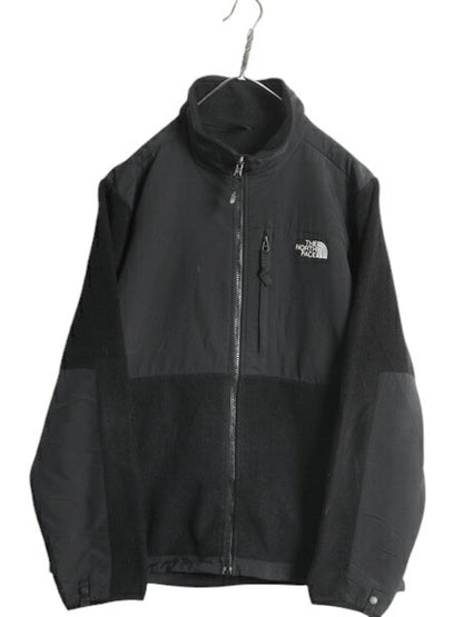 ノースフェイス デナリ ジャケット レディース XL 古着 The North Face DENALI アウトドア フリース ナイロンブルゾン フルジップ ブラック