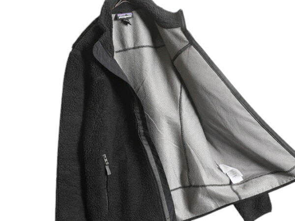 パタゴニア クラシック レトロX ジャケット レディース S 黒 古着 15年製 Patagonia フルジップ アウトドア パイル フリース 廃盤 ブラック