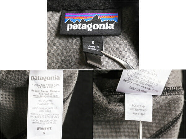 パタゴニア クラシック レトロX ジャケット レディース S 黒 古着 15年製 Patagonia フルジップ アウトドア パイル フリース 廃盤 ブラック