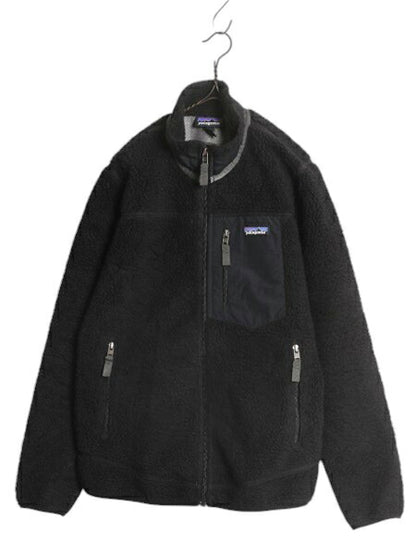 パタゴニア クラシック レトロX ジャケット レディース S 黒 古着 15年製 Patagonia フルジップ アウトドア パイル フリース 廃盤 ブラック