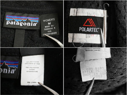 00s USA製 パタゴニア R2 フリース ベスト レディース M 03年製 オールド PATAGONIA ボア パイル ジップアップ アウトドア レギュレーター