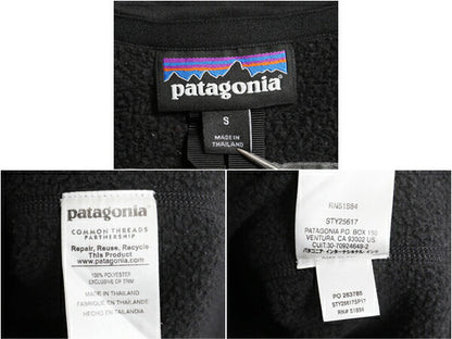 パタゴニア ベターセーター ハーフジップ レディース S 黒 17年製 Patagonia フリース ニット ジャケット プルオーバー ジャンパー 裏起毛