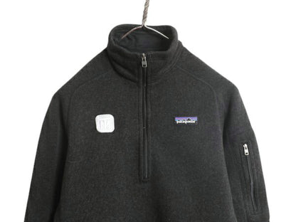 パタゴニア ベターセーター ハーフジップ レディース S 黒 17年製 Patagonia フリース ニット ジャケット プルオーバー ジャンパー 裏起毛