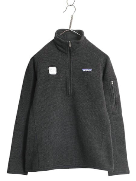 パタゴニア ベターセーター ハーフジップ レディース S 黒 17年製 Patagonia フリース ニット ジャケット プルオーバー ジャンパー 裏起毛