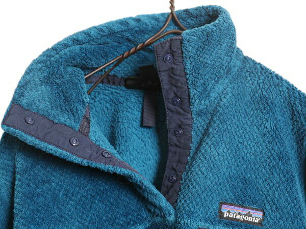 パタゴニア リツール スナップT プルオーバー ジャケット レディース S / 古着 15年製 Patagonia フリース アウトドア ブルゾン ハイネック