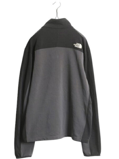 US企画 ノースフェイス トラック ジャケット メンズ L / The North Face ジャージ ストレッチ フルジップ 裏 フリース アウトドア ツートン