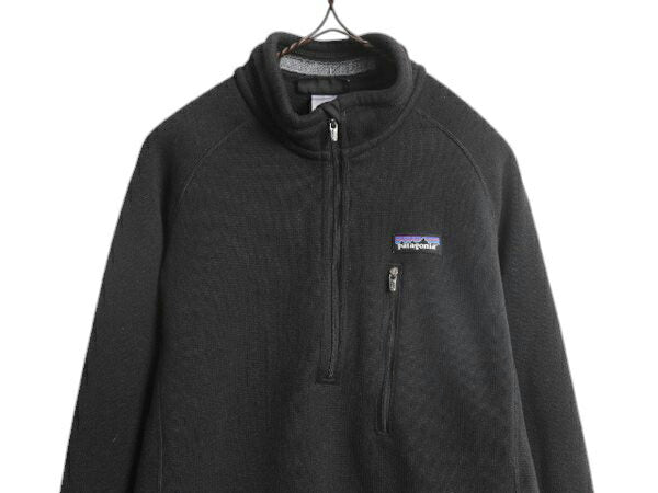 パタゴニア ベターセーター ハーフジップ メンズ M / Patagonia フリース セーター ジャケット プルオーバー ブルゾン アウトドア ブラック