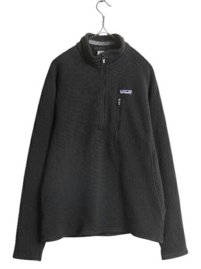 パタゴニア ベターセーター ハーフジップ メンズ M / Patagonia フリース セーター ジャケット プルオーバー ブルゾン アウトドア ブラック