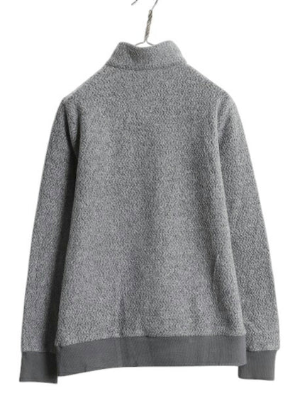 パタゴニア ウーリエステル フリース ジャケット レディース L 18年製 Patagonia アウトドア ハーフジップ ジャンパー ウール プルオーバー