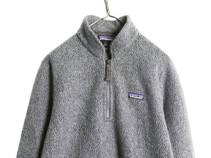 パタゴニア ウーリエステル フリース ジャケット レディース L 18年製 Patagonia アウトドア ハーフジップ ジャンパー ウール プルオーバー