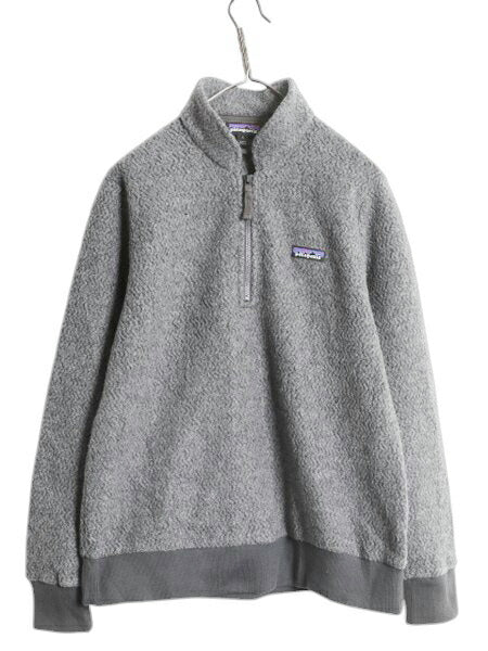 パタゴニア ウーリエステル フリース ジャケット レディース L 18年製 Patagonia アウトドア ハーフジップ ジャンパー ウール プルオーバー