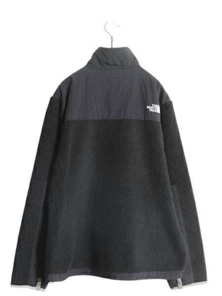 ノースフェイス デナリ ジャケット レディース XL 古着 The North Face DENALI アウトドア フリース ナイロンブルゾン フルジップ ブラック