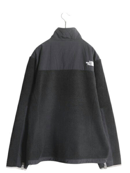 ノースフェイス デナリ ジャケット レディース XL 古着 The North Face DENALI アウトドア フリース ナイロンブルゾン フルジップ ブラック