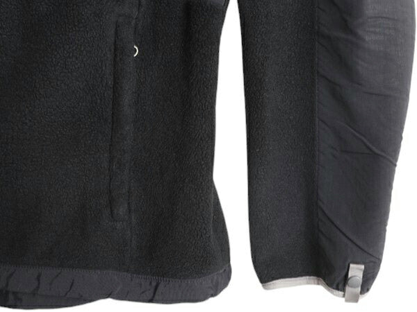 ノースフェイス デナリ ジャケット レディース XL 古着 The North Face DENALI アウトドア フリース ナイロンブルゾン フルジップ ブラック