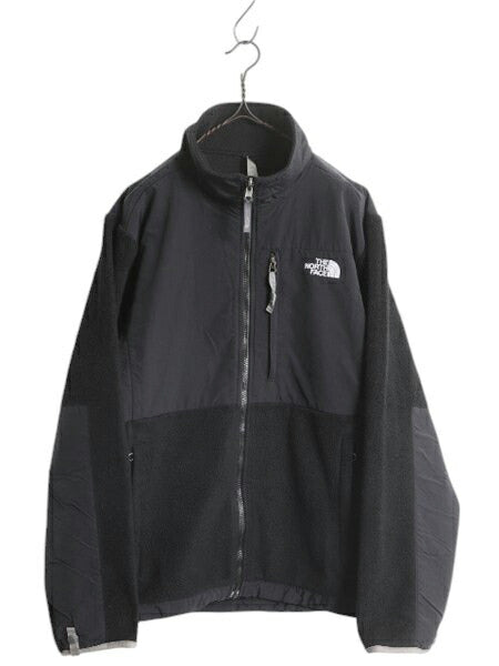 ノースフェイス デナリ ジャケット レディース XL 古着 The North Face DENALI アウトドア フリース ナイロンブルゾン フルジップ ブラック