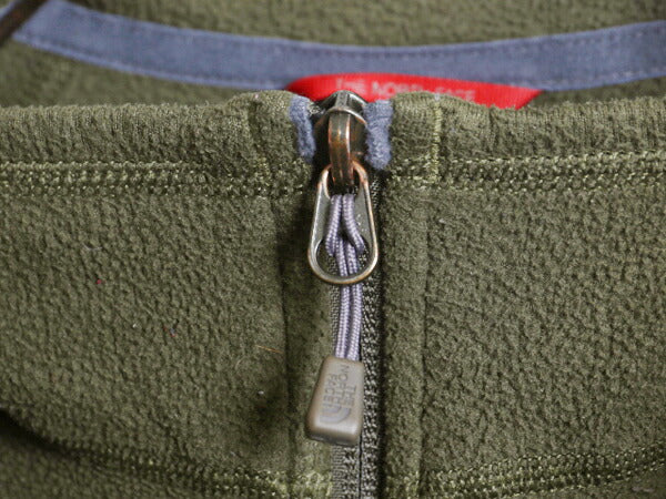 ノースフェイス フリース 長袖 Tシャツ メンズ L The North face アウトドア フラッシュドライ ハイネック ロンT インナー ツートン カーキ