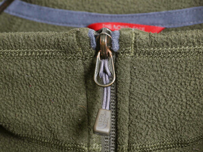 ノースフェイス フリース 長袖 Tシャツ メンズ L The North face アウトドア フラッシュドライ ハイネック ロンT インナー ツートン カーキ
