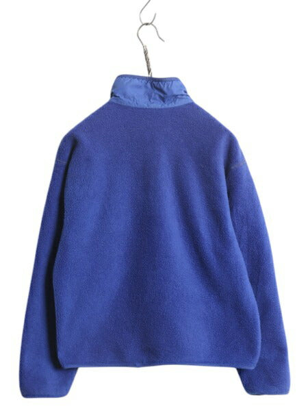 80s USA製 パタゴニア フルジップ フリース ジャケット レディース S 程/ 88年製 ヴィンテージ Patagonia アウトドア ジャンパー パチポケ
