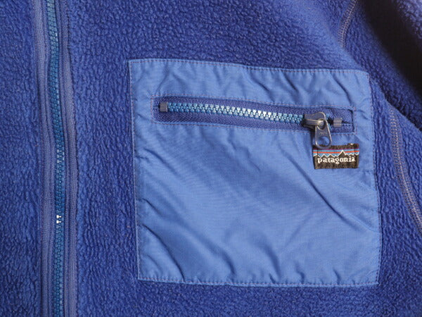 80s USA製 パタゴニア フルジップ フリース ジャケット レディース S 程/ 88年製 ヴィンテージ Patagonia アウトドア ジャンパー パチポケ